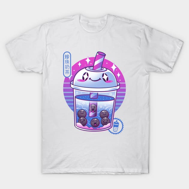 Boba Wave Tea T-Shirt by Vincent Trinidad Art